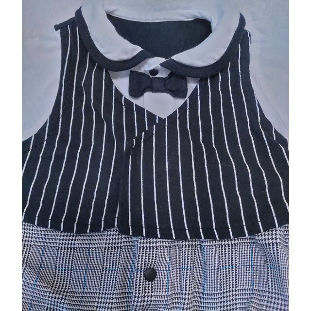 男の子 ベビー フォーマル  ロンパース 80 キッズ/ベビー/マタニティのベビー服(~85cm)(セレモニードレス/スーツ)の商品写真