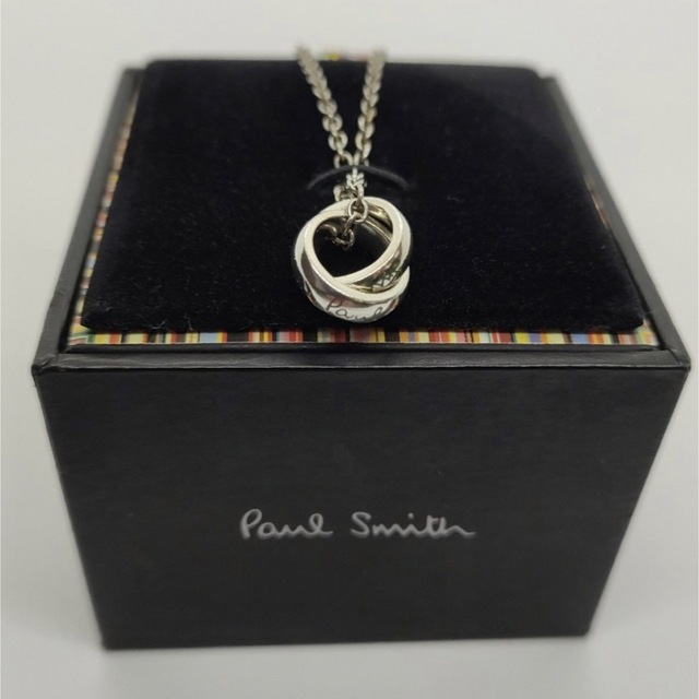 ポールスミス ネックレス ダブルリング ホワイト Paul Smith ポールスミス ネックレス ダブルリング ホワイト Paul Smith