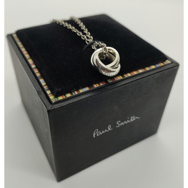 ポールスミス ネックレス ダブルリング ホワイト Paul Smith ポールスミス ネックレス ダブルリング ホワイト Paul Smith