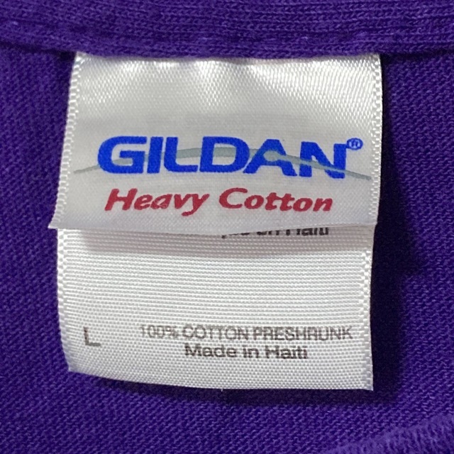 GILDAN(ギルタン)の【GILDAN/ギルダン】半袖 プリント Tシャツ L パープル メンズのトップス(Tシャツ/カットソー(半袖/袖なし))の商品写真