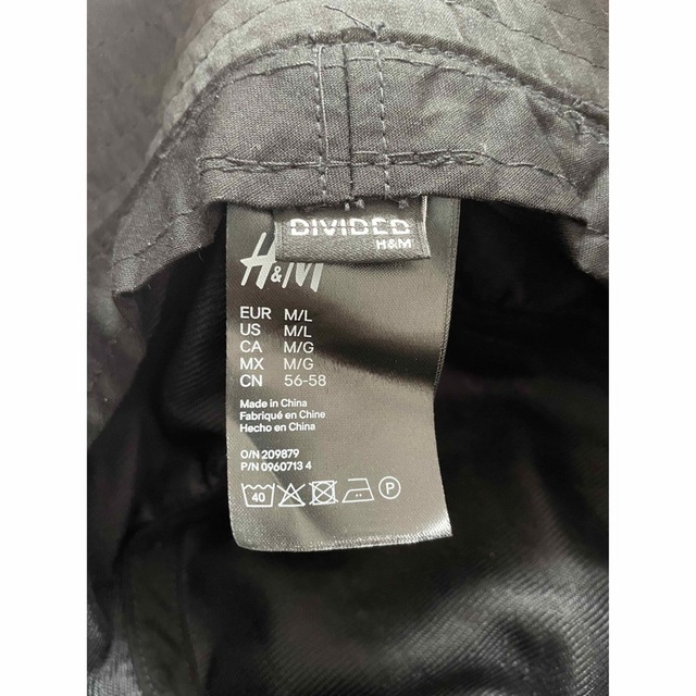 H&M(エイチアンドエム)のH&M バケットハット 黒 レディースの帽子(ハット)の商品写真