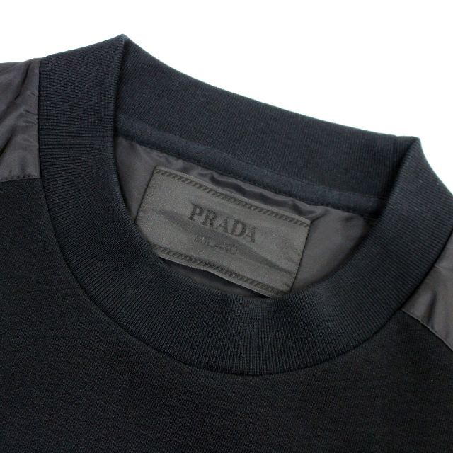 PRADA - 2 PRADA ブラック ロゴ スウェット size Lの通販 by セレクト
