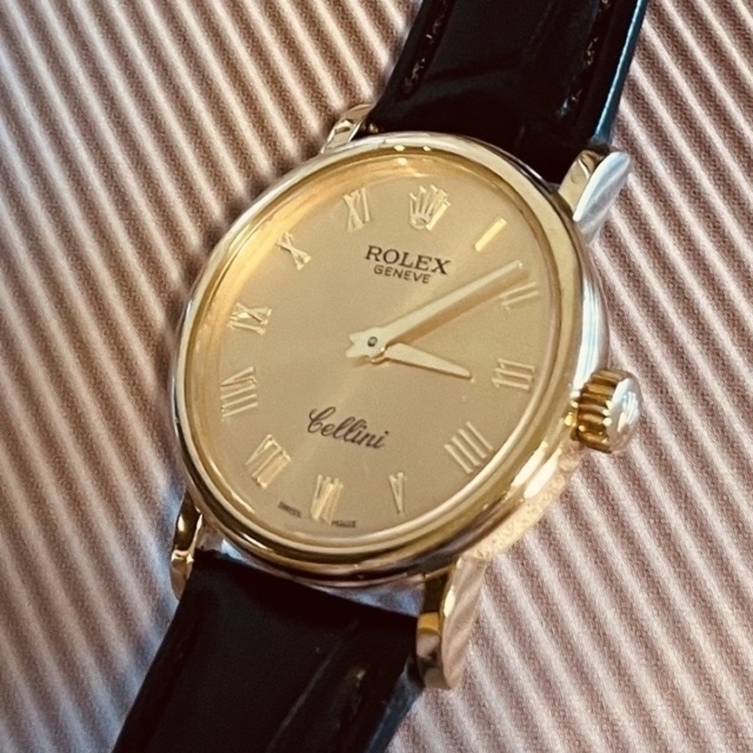 ROLEX ロレックス 18k 腕時計 ジュネーブ チェリーニ