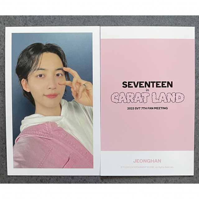 【ジョンハン】seventeen caratland フーディー フォト トレカ | フリマアプリ ラクマ