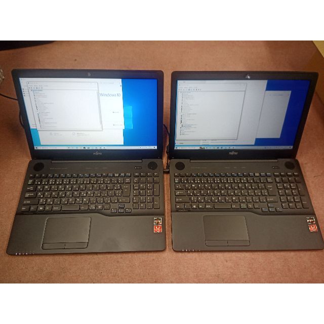 富士通 AH43/D3 Ryzen3 2300U/4GB/HDD500GB 2台 富士通 AH43/D3 Ryzen3 2300U/4GB/HDD500GB 2台