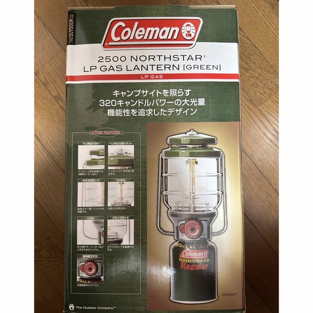 コールマン(Coleman)  2500 ノーススターLPガスランタン グリーン