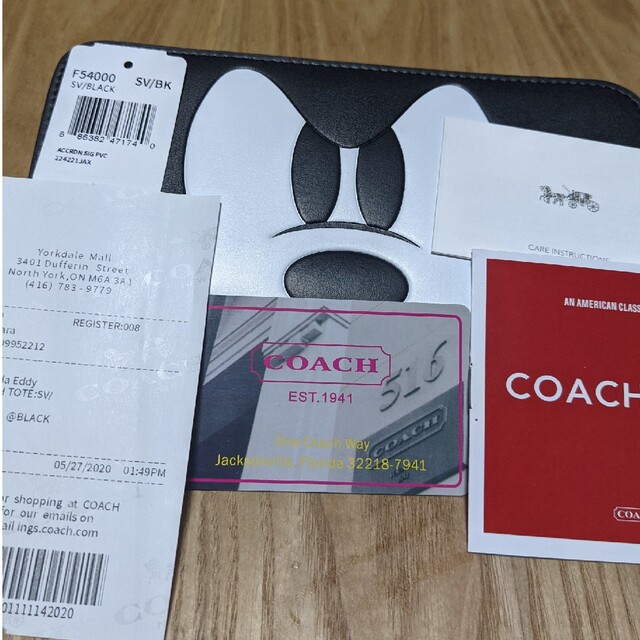 COACH(コーチ)の訳あり品　COACH　長財布　ミッキーマウスコラボ怒 レディースのファッション小物(財布)の商品写真