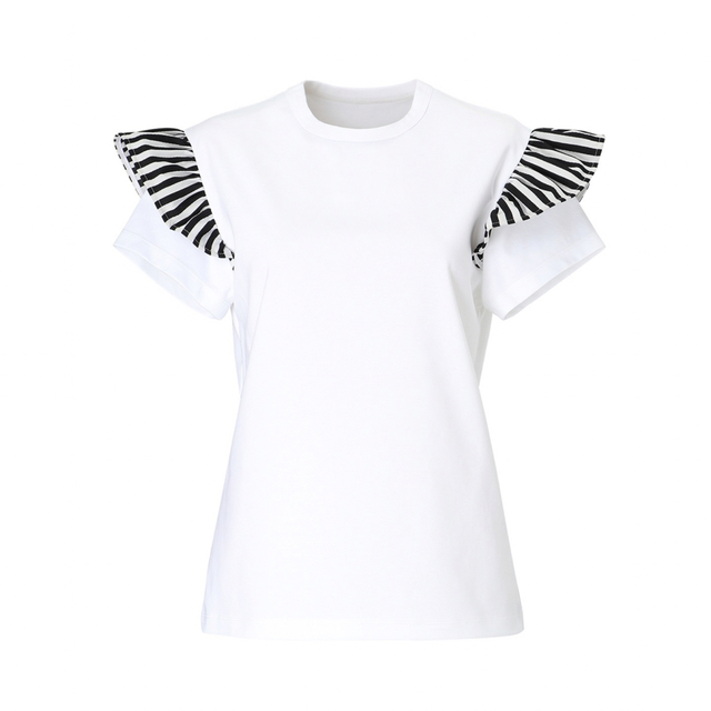 桜 印 ボーダーズアットバルコニー BORDER FRILL TEE ポップアップ限定