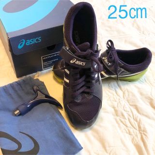 アシックス(asics)のみ吉様専用❗️美品✨asics ヒートフラット　陸上スパイク　25㎝(陸上競技)