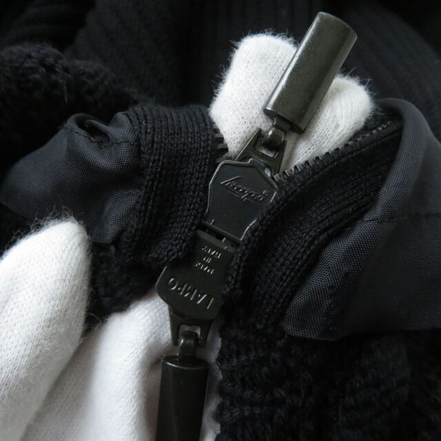 美品☆正規品 VALENTINO ヴァレンティノ ZIP UP ラインストーン付