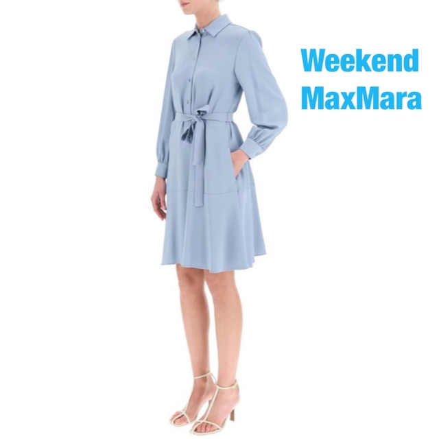 ブラウン×ピンク ❇️WeekendMaxMara23早春新作マックスマーラシャツ