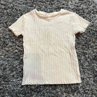 ザラキッズ(ZARA KIDS)のZARA リブTシャツ(Tシャツ/カットソー)