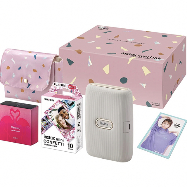 S様専用 美品 instax mini Link ベージュゴールド ギフトBOXのサムネイル