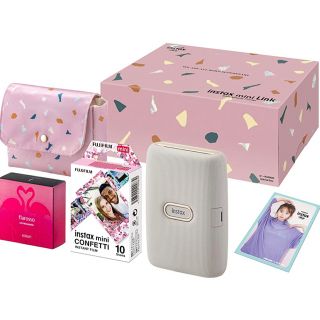 フジフイルム(富士フイルム)のS様専用 美品 instax mini Link ベージュゴールド ギフトBOX(フィルムカメラ)