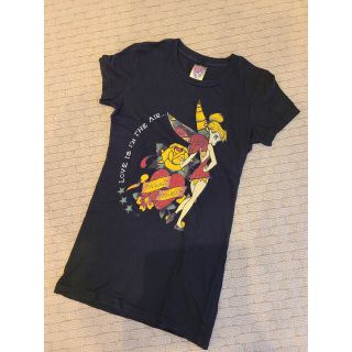 エドハーディー(Ed Hardy)のEd Hardy★ティンカーベルtシャツ★sサイズ(Tシャツ(半袖/袖なし))