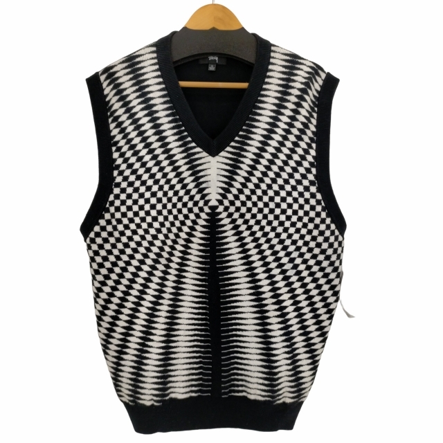 世界どこでも無料発送 - ケミオ着用STUSSY PSYCHEDELIC CHECK VEST M