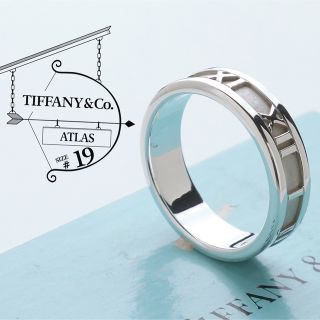 ティファニー(Tiffany & Co.)の美品 TIFFANY ティファニー アトラス リング 925 指輪 19号(リング(指輪))