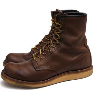 レッドウィング(REDWING)のレッドウィング／RED WING ワークブーツ シューズ 靴 メンズ 男性 男性用レザー 革 本革 ダークブラウン 茶 ブラウン  2941 CLASSIC WORK 8inch ROUND TOE ロング丈 プレーントゥ クレープソール グッドイヤーウェルト製法(ブーツ)