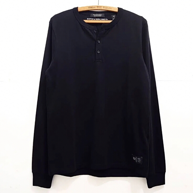 SCOTCH&SODA スコッチ&ソーダ　ヘンリーネックロンT42cm袖丈