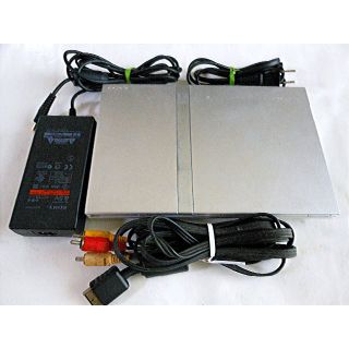 ソニー(SONY)のPS2薄型 SCPH-77000 シルバー 動作確認済II(家庭用ゲーム機本体)