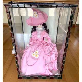 ◆【美品】アンティーク フランス人形 専用クリアケース付き ドール マーガレット(その他)