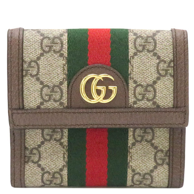 Gucci - グッチ  二つ折り財布  オフィディア Wホック 523173