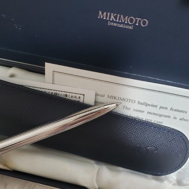MIKIMOTO(ミキモト)のMIKIMOTO　ボールペン　ミキモト　新品　箱つき　みきもと インテリア/住まい/日用品の文房具(ペン/マーカー)の商品写真
