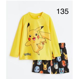 エイチアンドエム(H&M)の専用　新品未開封　ポケモン水着　ラッシュガード & スイムパンツ　120&135(水着)