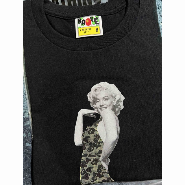 A BATHING APE® × Marilyn Monroe 黒M