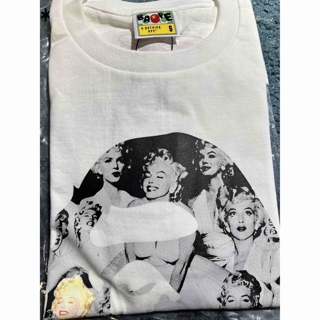 A BATHING APE(アベイシングエイプ)のA BATHING APE® × Marilyn Monroe 白S メンズのトップス(Tシャツ/カットソー(半袖/袖なし))の商品写真