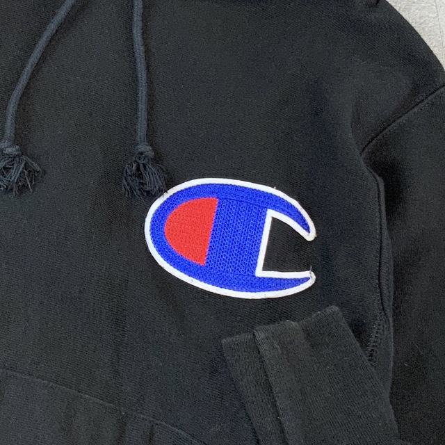 Champion - 【美品】USA規格 青単 champion reverse weave パーカーの