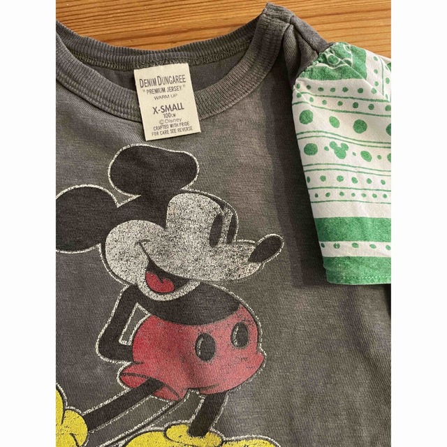デニムダンガリー ミッキー トップス 100 - トップス(Tシャツ/カットソー) デニムダンガリー ミッキー トップス 100 - トップス(Tシャツ/カットソー)