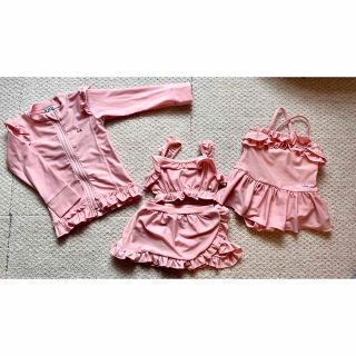 トッカ(TOCCA)の【サイズ80&90】トッカ　ピンク　水着　ラッシュガード　セット(水着)