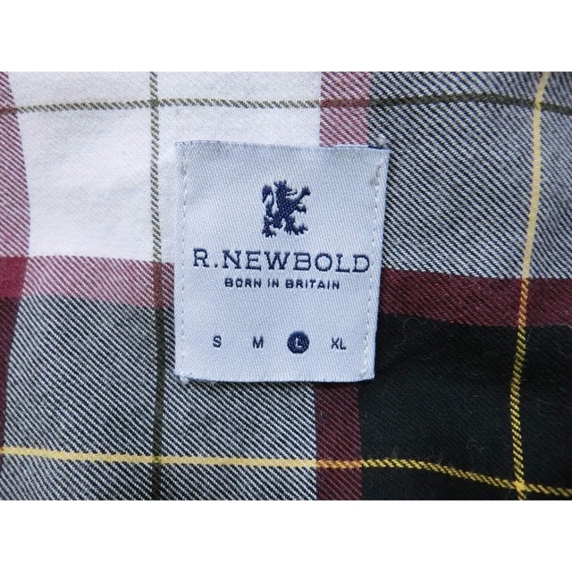 R.NEWBOLD(アールニューボールド)のR.NEWBOLD R.ニューボールド　チェックの長袖シャツジャケット L メンズのトップス(シャツ)の商品写真
