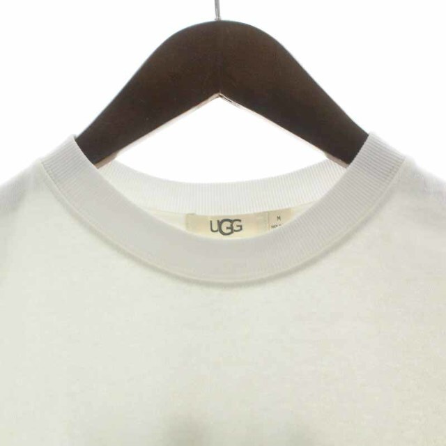 UGG(アグ)のUGG バックロゴTシャツ Tシャツ カットソー クルーネック 半袖 M 白 メンズのトップス(Tシャツ/カットソー(半袖/袖なし))の商品写真