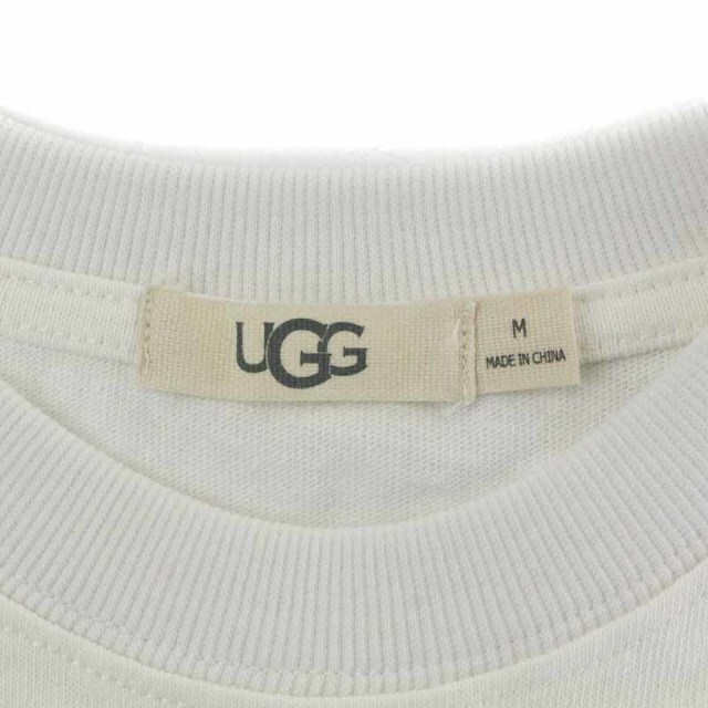 UGG(アグ)のUGG バックロゴTシャツ Tシャツ カットソー クルーネック 半袖 M 白 メンズのトップス(Tシャツ/カットソー(半袖/袖なし))の商品写真