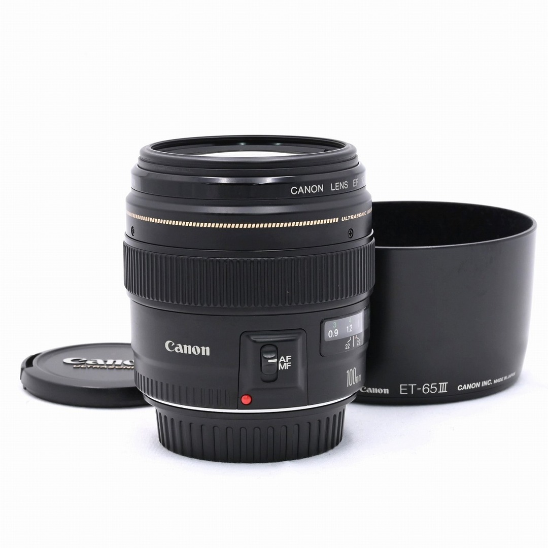 Canon(キヤノン)のCANON EF100mm F2 USM スマホ/家電/カメラのカメラ(レンズ(単焦点))の商品写真