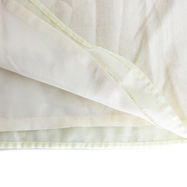 NATURAL BEAUTY BASIC(ナチュラルビューティーベーシック)のナチュラルビューティーベーシック スカート フレア ひざ丈 絹混 M アイボリー レディースのスカート(ひざ丈スカート)の商品写真