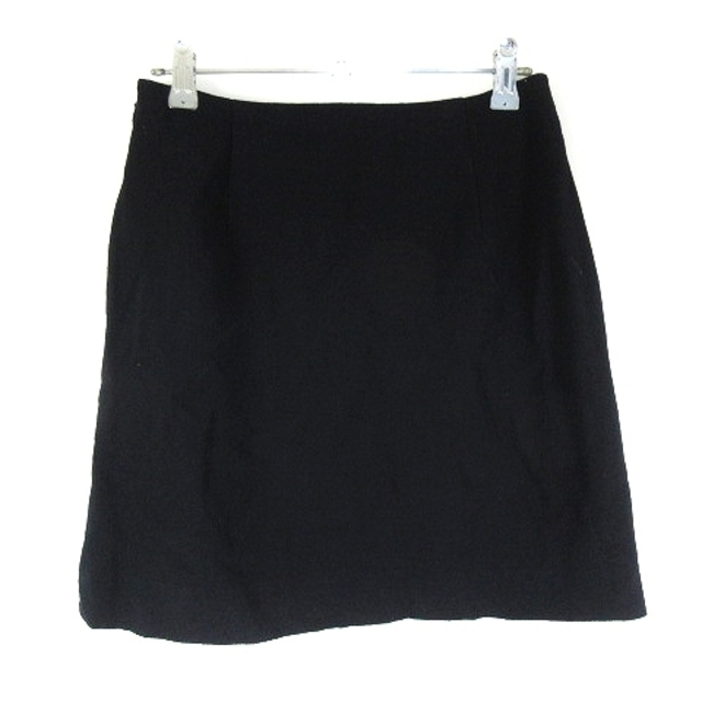 kumikyoku（組曲）(クミキョク)のクミキョク 組曲 スカート 台形 ミニ サイドファスナー 薄手 ウール 3 紺 レディースのスカート(ミニスカート)の商品写真