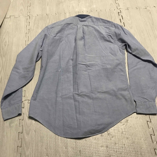 ラルフローレン ブルー 青 ボタンダウンシャツ キッズUSA希少