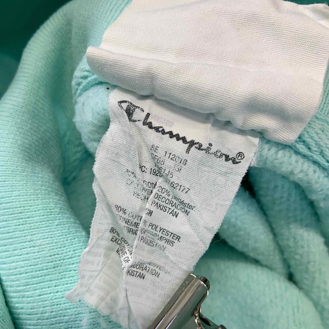 USA規格 青単 champion reverse weave パーカー