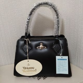 ヴィヴィアンウエストウッド(Vivienne Westwood)のプレーンハンドバッグ（ブラック）(ハンドバッグ)