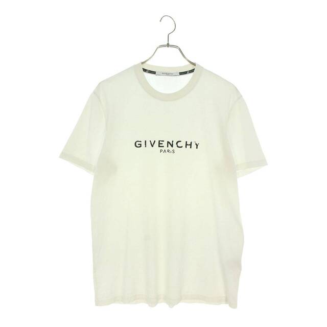 ジバンシィ BM70K93002 ヴィンテージデストロイロゴTシャツ メンズ M