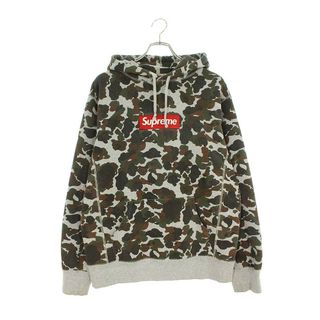 シュプリーム(Supreme)のシュプリーム  12AW  Box Logo Pullover ボックスロゴカモフラ柄プルオーバーパーカー  メンズ L(パーカー)