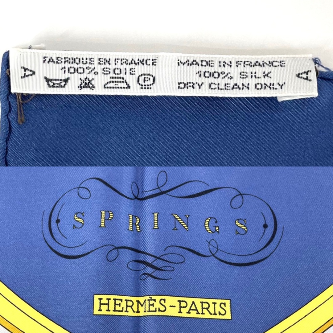HERMES エルメス スカーフ カレ90 SPRING スプリングス 馬車柄 大判