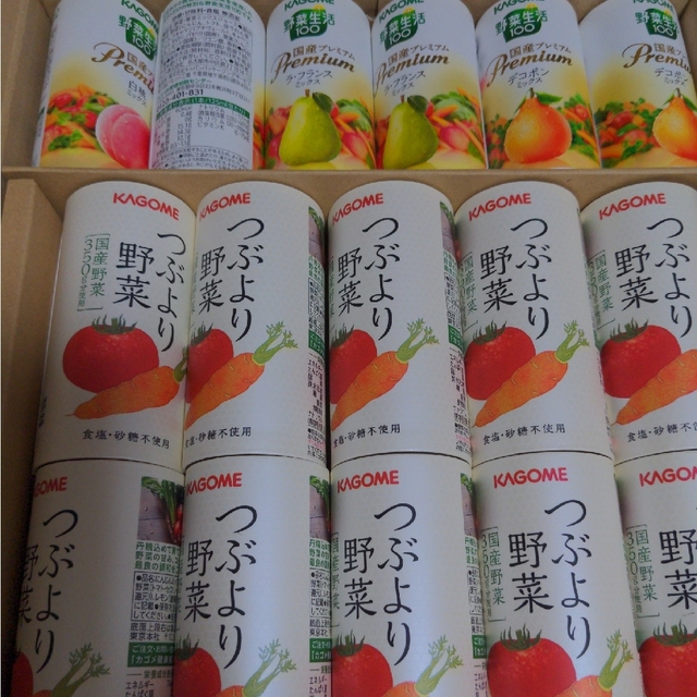 KAGOME(カゴメ)のカゴメKAGOMEつぶより野菜セット 食品/飲料/酒の飲料(ソフトドリンク)の商品写真