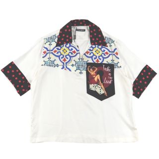 ドルチェ&ガッバーナ(DOLCE&GABBANA) シャツ(メンズ)(シルク)の通販