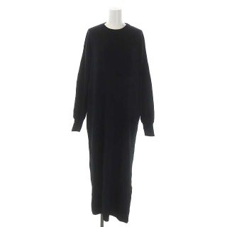 SLOBE IENA スローブイエナ リブニットマキシワンピース ブルー ロング
