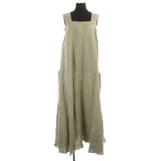 プラージュ(Plage)のプラージュ 22SS Linen リネン キャミワンピース フレア ロング 38(ロングワンピース/マキシワンピース)