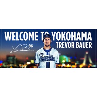 横浜DeNAベイスターズ - WELCOME TO YOKOHAMA フェイスタオル #96